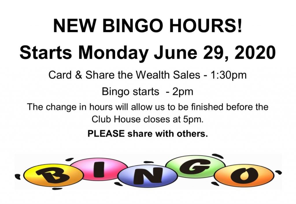 New Bingo Hours